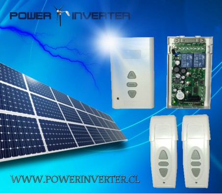 RELE/INTERRUPTOR 220VAC RELE 12VDC/10A 2/CANAL - 2/CONTROL INALAMBRICO - RECEPTOR 433MHZ